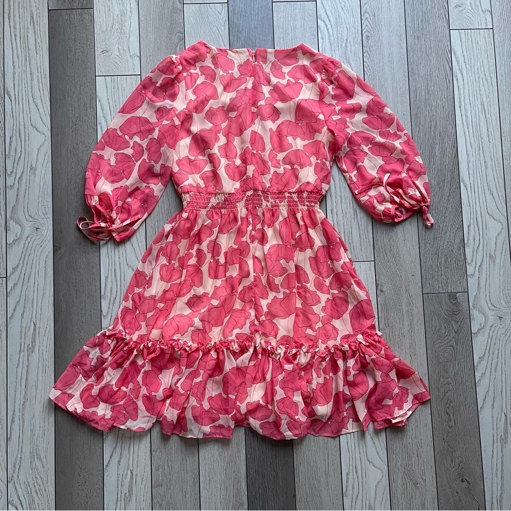 Taylor Orange Floral Dress - Picture 2 of 5